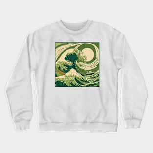 GREEN WAVE Crewneck Sweatshirt